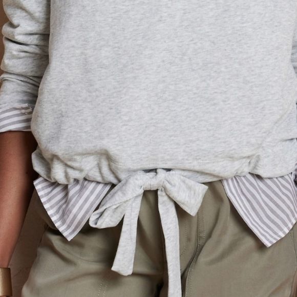 Banana Republic Tie-Waist Oversized Sweatshirt - Picture 10 of 11